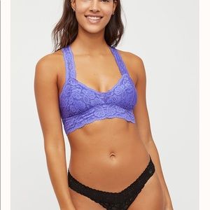 Free People Gallon Race Racerback Bra Royal Blue